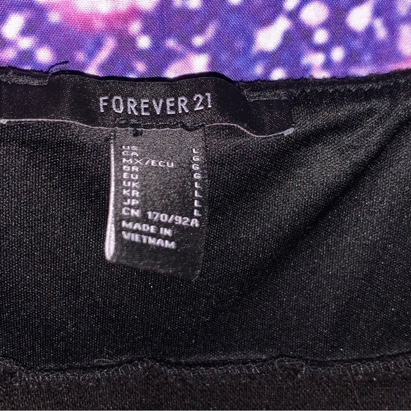 🛍️💫👗- Forever 21 - Black Pleated Pinafore Dress (Suspender Skirt) sz L - Picture 2 of 6